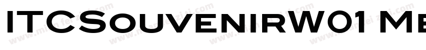 ITCSouvenirW01 Medium Regular字体转换